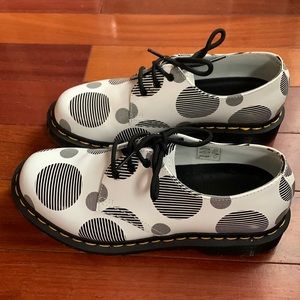 Doc Martens 1461 Polka Dot Smooth Leather Oxfords size 39